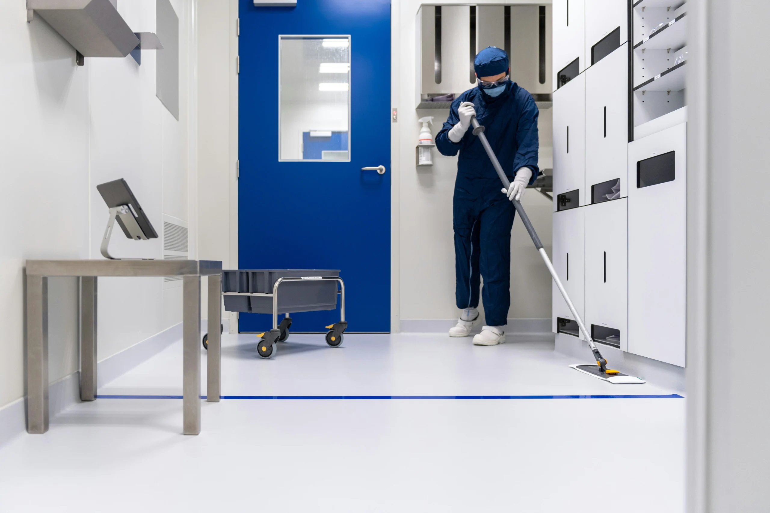 Locker cleaning